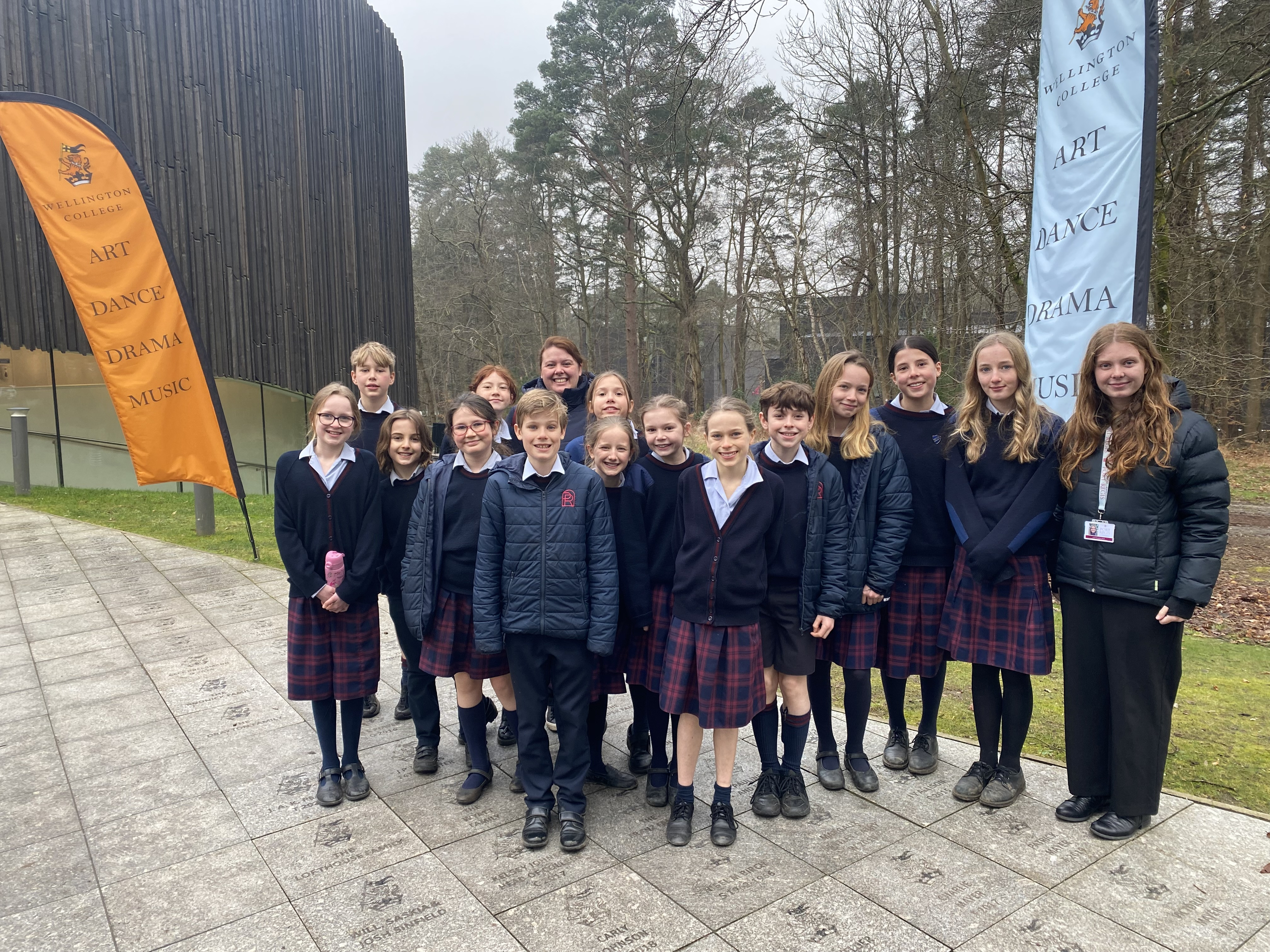 Port Regis Prep School in Dorset takes pupils on a drama trip to Wellington College